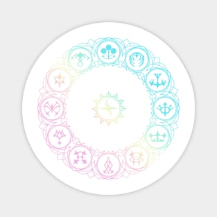 emblem symbols (pastel) Magnet